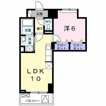 パークスクウェア八幡町の物件間取画像